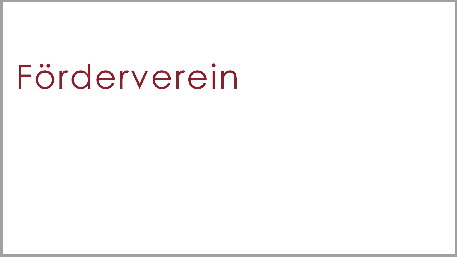 Förderverein